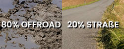 80% Offroad - 20% Straße